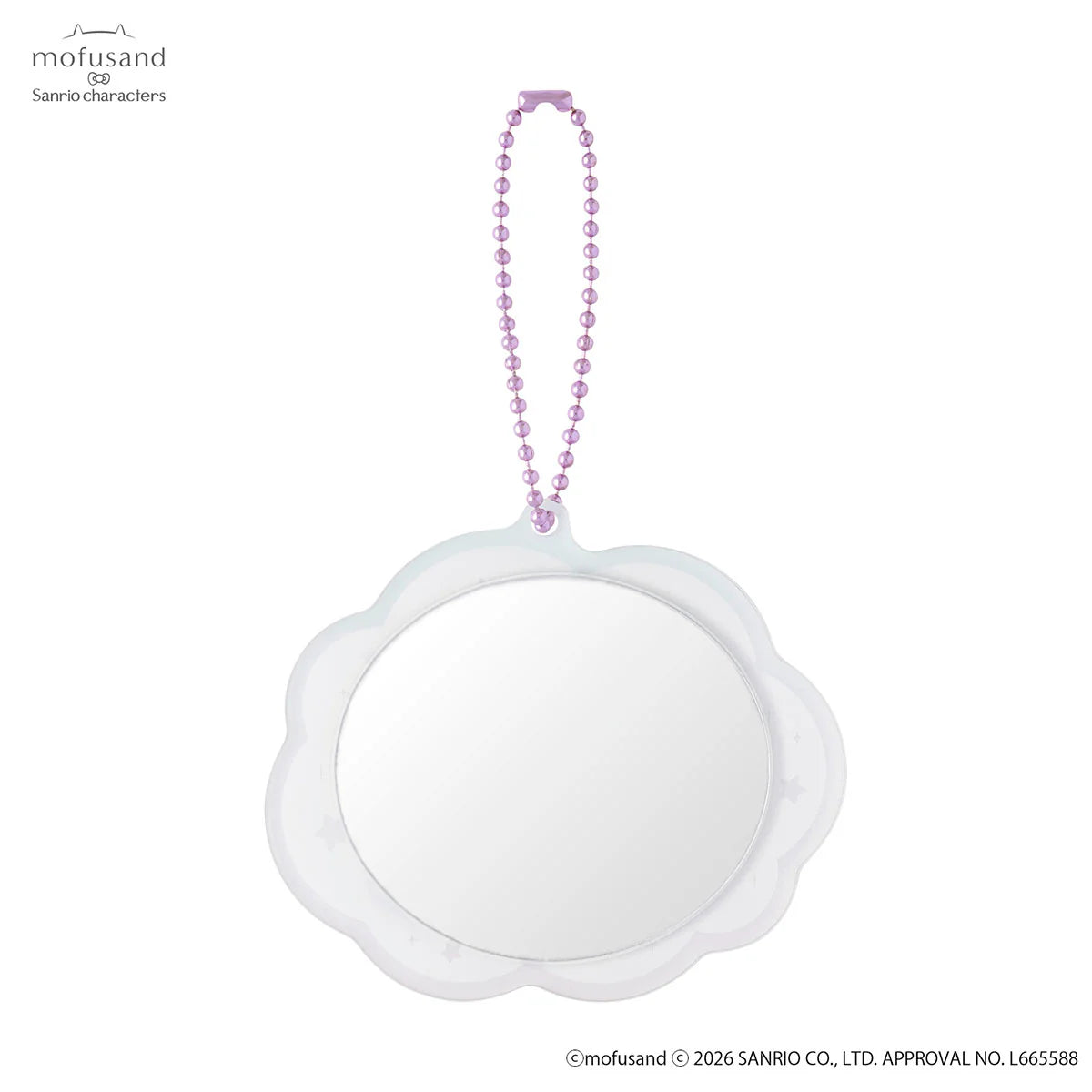 Mofusand | Mofusand x Sanrio Characters Trading Acrylics Mini Mirror Keychain Blind Box (6 Types)