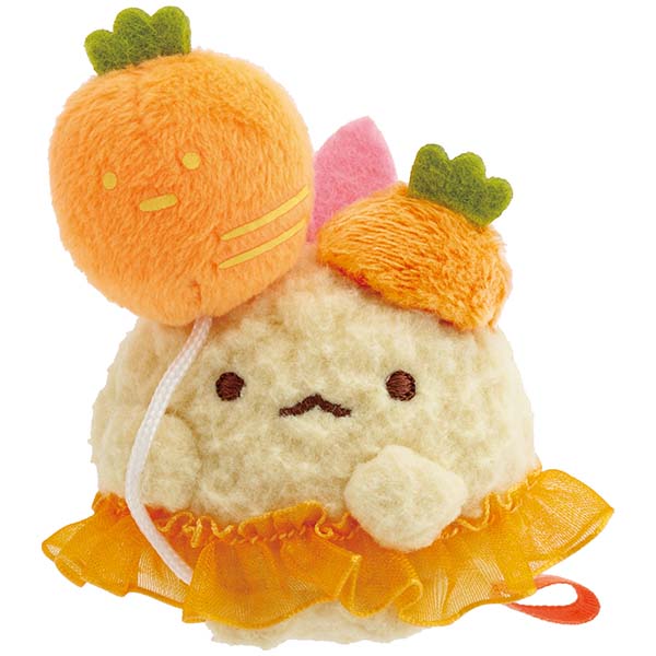 San-X | Sumikko Gurashi New Year Tenori Plush Toy Set - Ebiten’s Tail & Wooden Horse