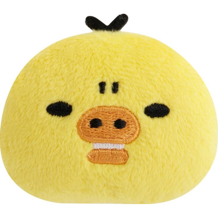 San-X | Rilakkuma Emojis Plush Toy Plush Badge AB38607 - Kiiroitori（Angry）