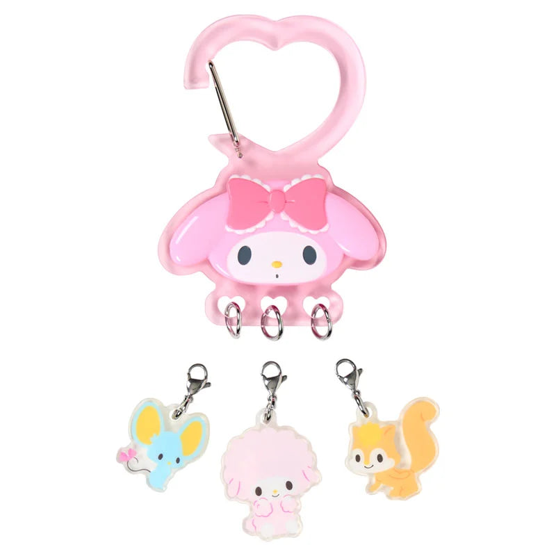 Sanrio | Sanrio Characters With Your Favorite Friend Carabiner Keychain - My Melody