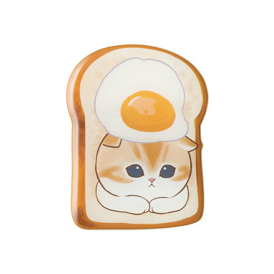Mofusand | Mofusand Bakery Puffy Bread Magnet - Fried Egg Toast