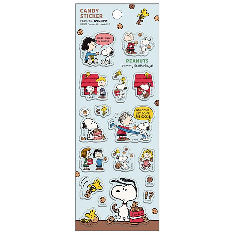 PEANUTS | Snoopy Yummy Cookie Day! Candy Sticker - Light