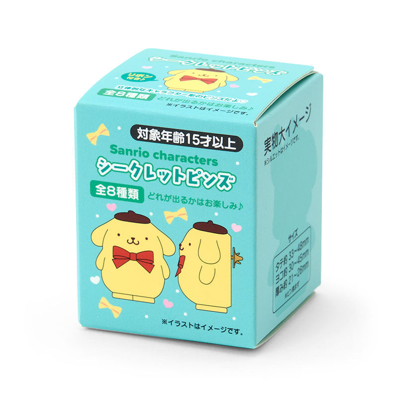 Sanrio | Sanrio Characters Grand Prize Vol.2 Logo Ribbon Secret Pin C Blind Box (8 Types)
