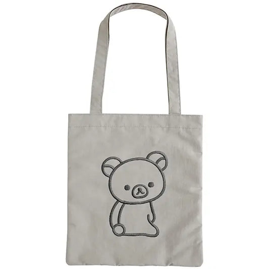 San-X | Rilakkuma Tote Bag - Gray