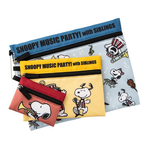 PEANUTS | Snoopy Music Party! Series Zipper Pouch Set (3 Pieces)