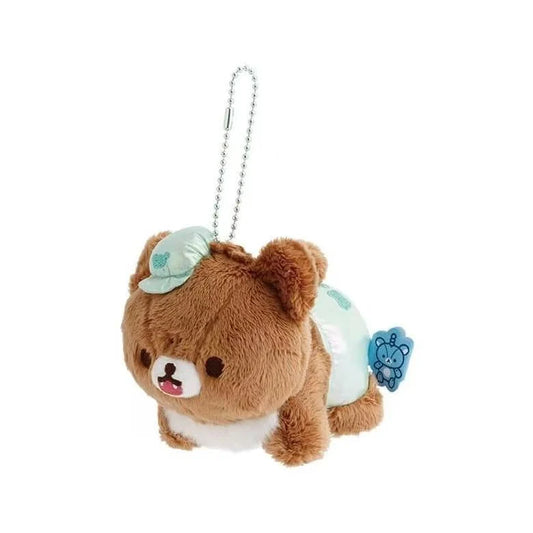 San-X | Rilakkuma Lab Theme Slender Hanging Plush Toy - Chairoikogumai