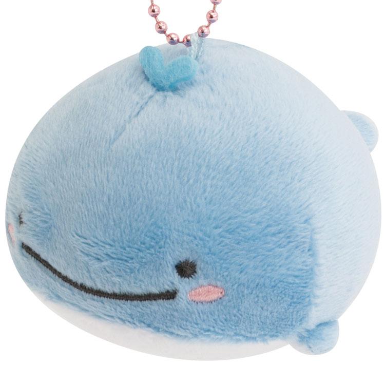 San-X | Jinbesan Donut Island Hanging Plush Toy - Baby Lost Whale