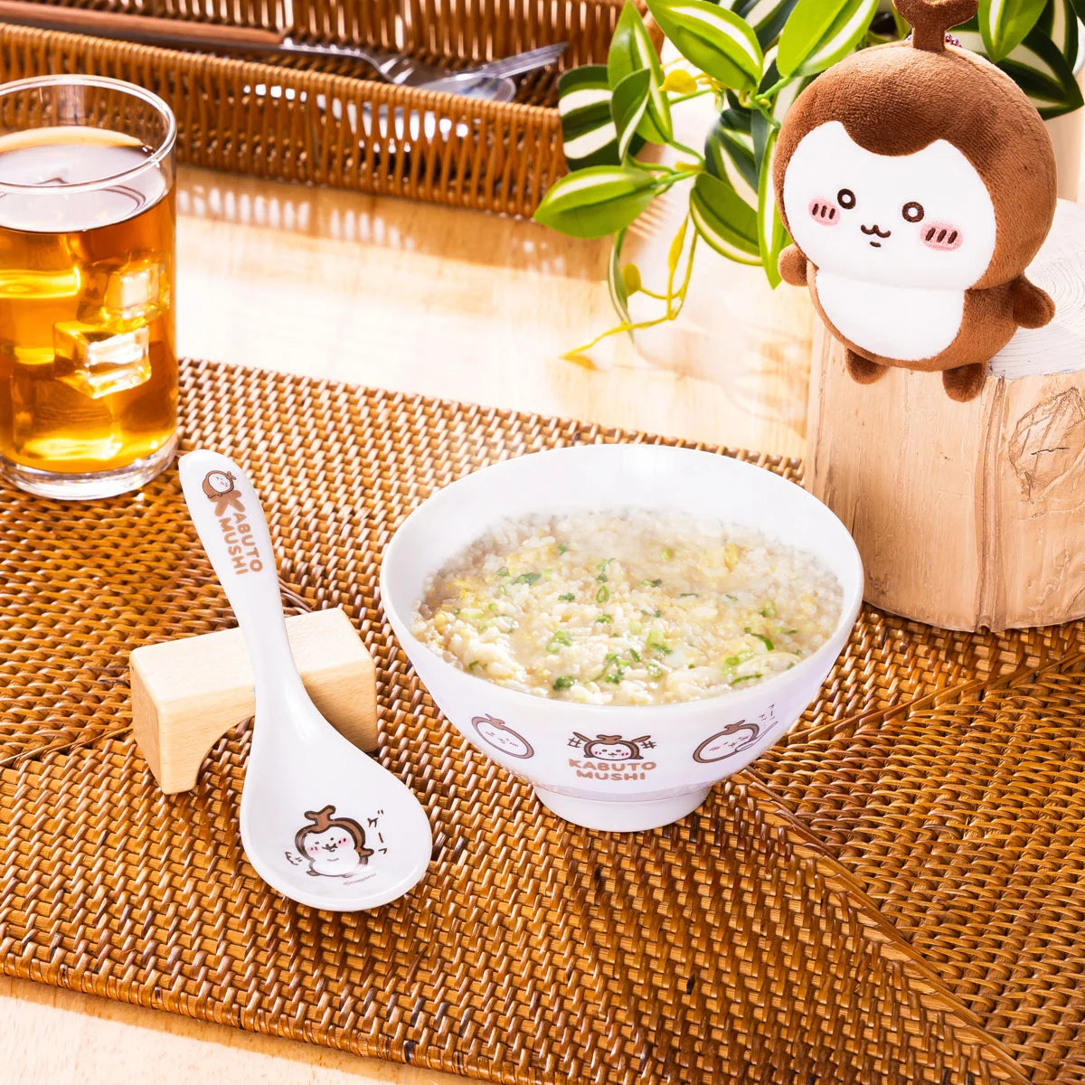 Chiikawa | 'Chiikawa Kabutomushi Rice Bowl & Spoon Set