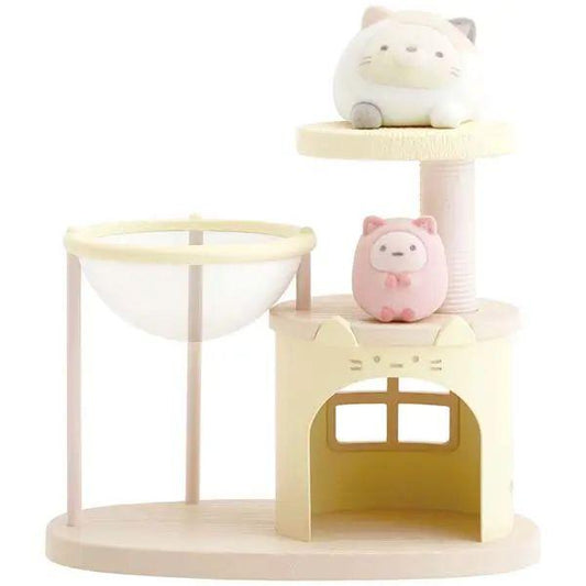 San-X | Sumikko Gurashi Petit Sumikko Neiogurashi Scene Mascot With Set - Cat
