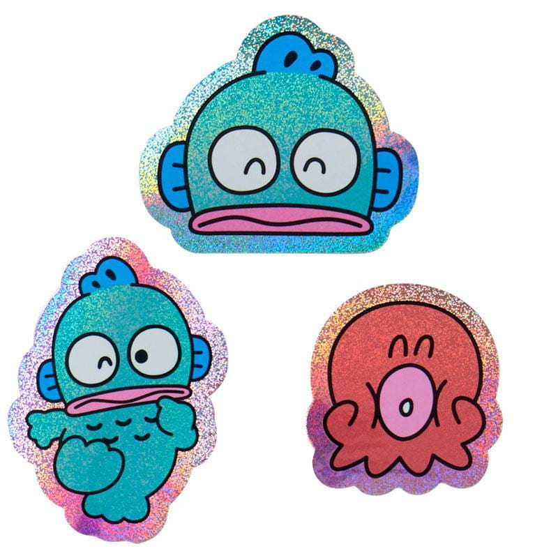 Sanrio | Hangyodon & Bad Badtz-Maru Funny Face Sticker Set - Hangyodon