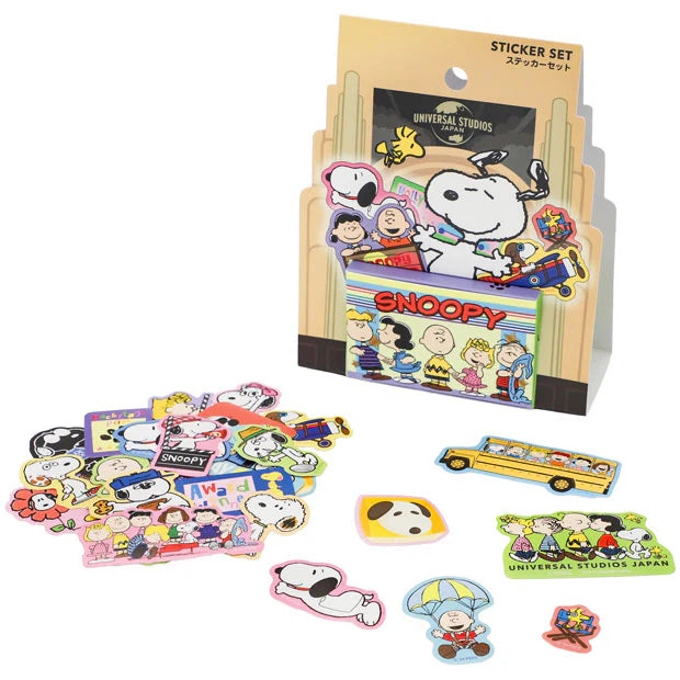 Universal Studios Japan | USJ PEANUTS Sticker Set (30 Pieces)