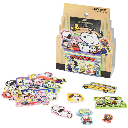 Universal Studios Japan | USJ PEANUTS Sticker Set (30 Pieces)