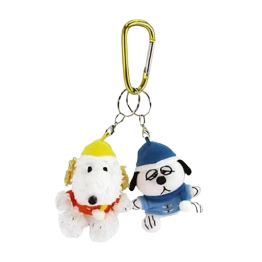 PEANUTS | Snoopy Town Limited Brother Series Snowy Day Double Mascot - Olaf & Andy