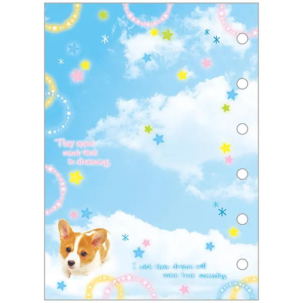 San-X | Heisei Retro Wanwan Wanko Funifuni Sticker Binder - A