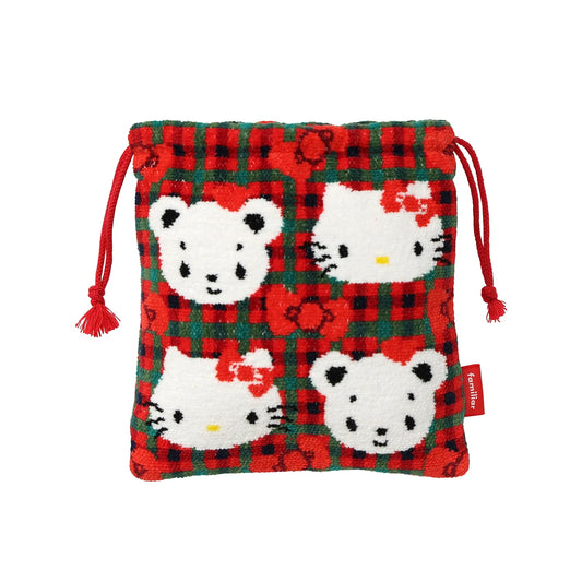 Sanrio | Familiar X Hello Kitty Collaboration Drawstring Pouch