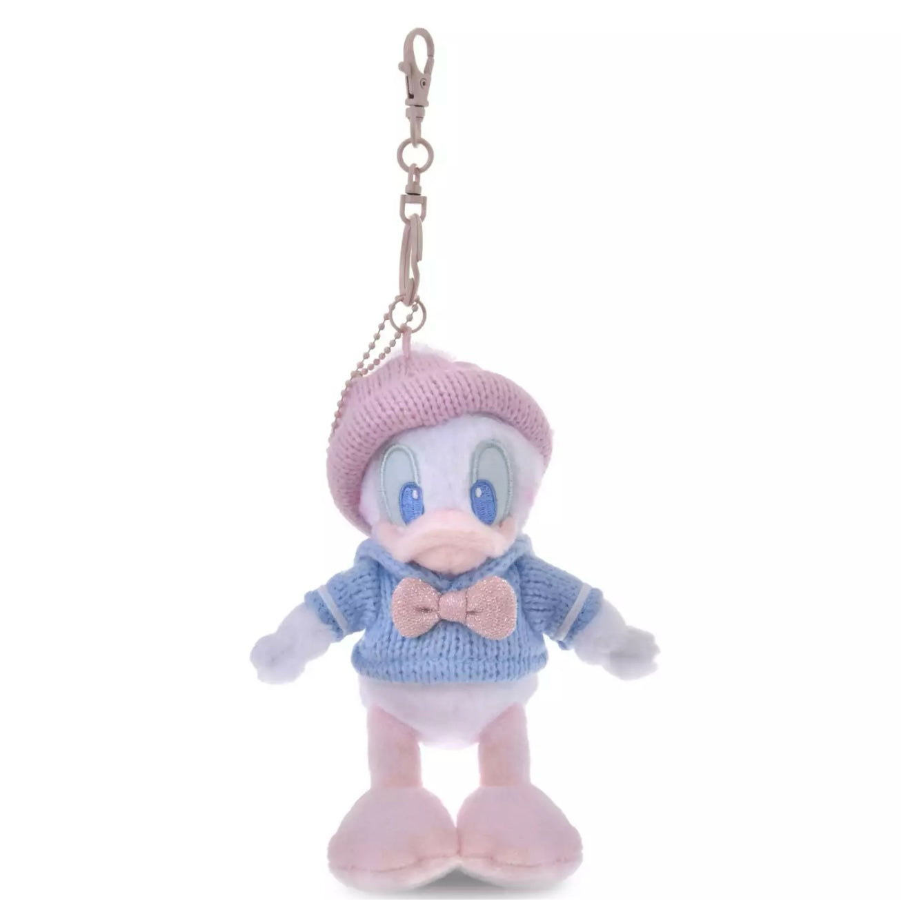 Disney Store JP | Blue Winter Shiny Color Plush Keychain - Donald