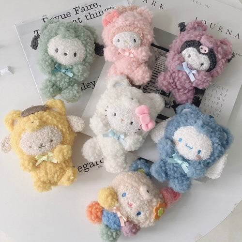 AS KNOW AS plus x Sanrio Characters Fluffy Animal Series Mascot