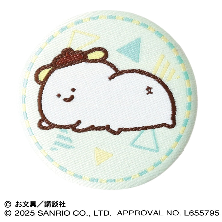 Obungu To Issho | Mr Obungu x Pompompurin Woven Fabric Can Badge Collection Blind Box (8 Types)