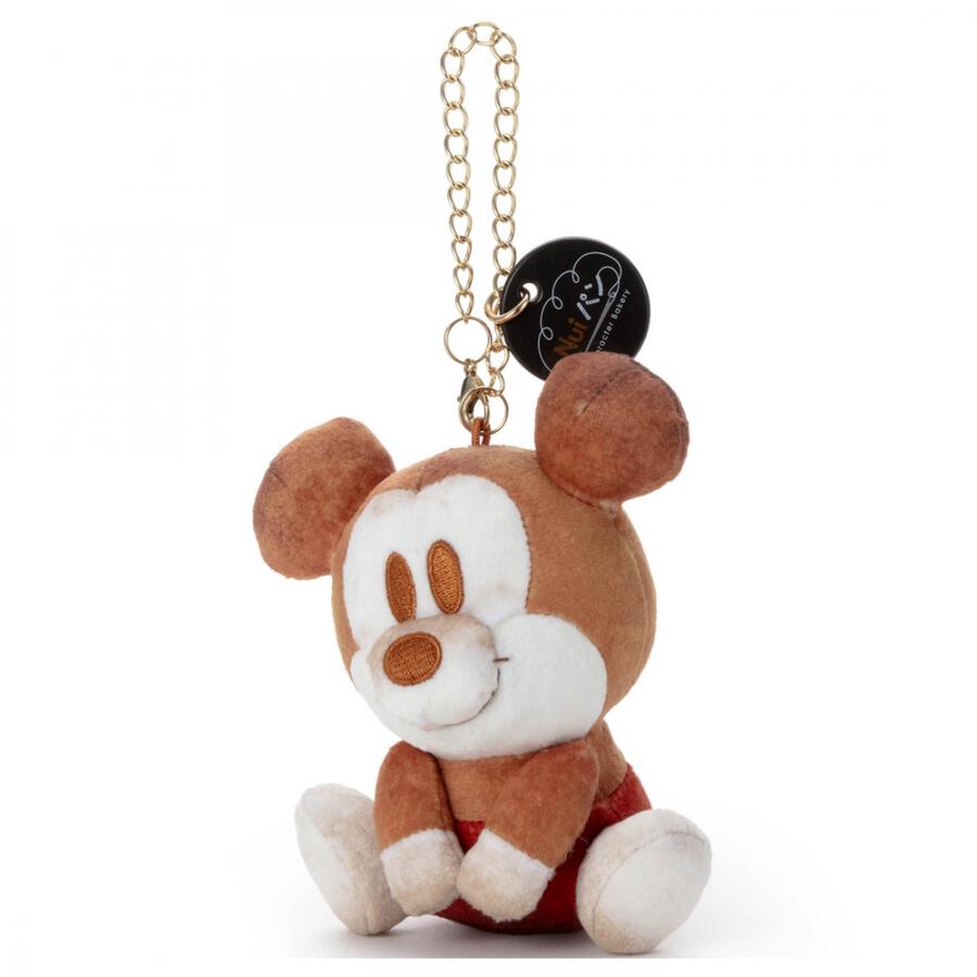 Disney Characters | Nui Bread Character Bakery Sitting Plush Keychain - Mickey
