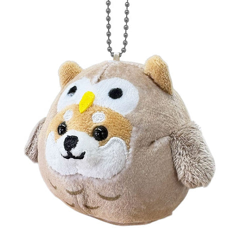 Tabisuru Mameshiba | Shiba Inu Travelling Series 9 Mascot Ball Chain - Owl