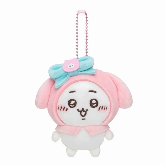 Chiikawa x Sanrio Characters Mascot Holder (Chiikawa & My Melody)