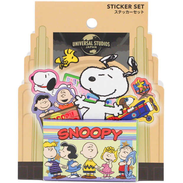 Universal Studios Japan | USJ PEANUTS Sticker Set (30 Pieces)