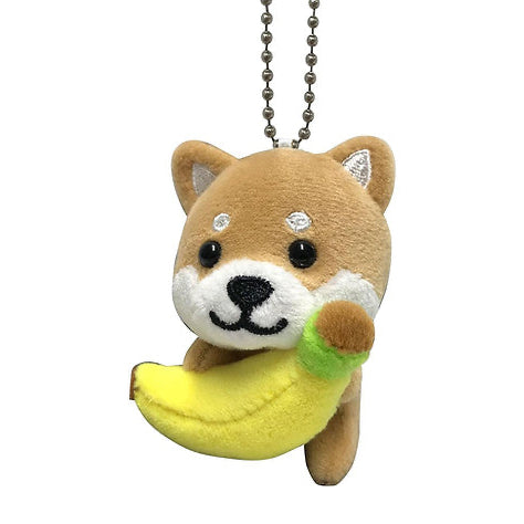 Tabisuru Mameshiba | Shiba Inu Travelling Series 2 Mascot Ball Chain - Banana