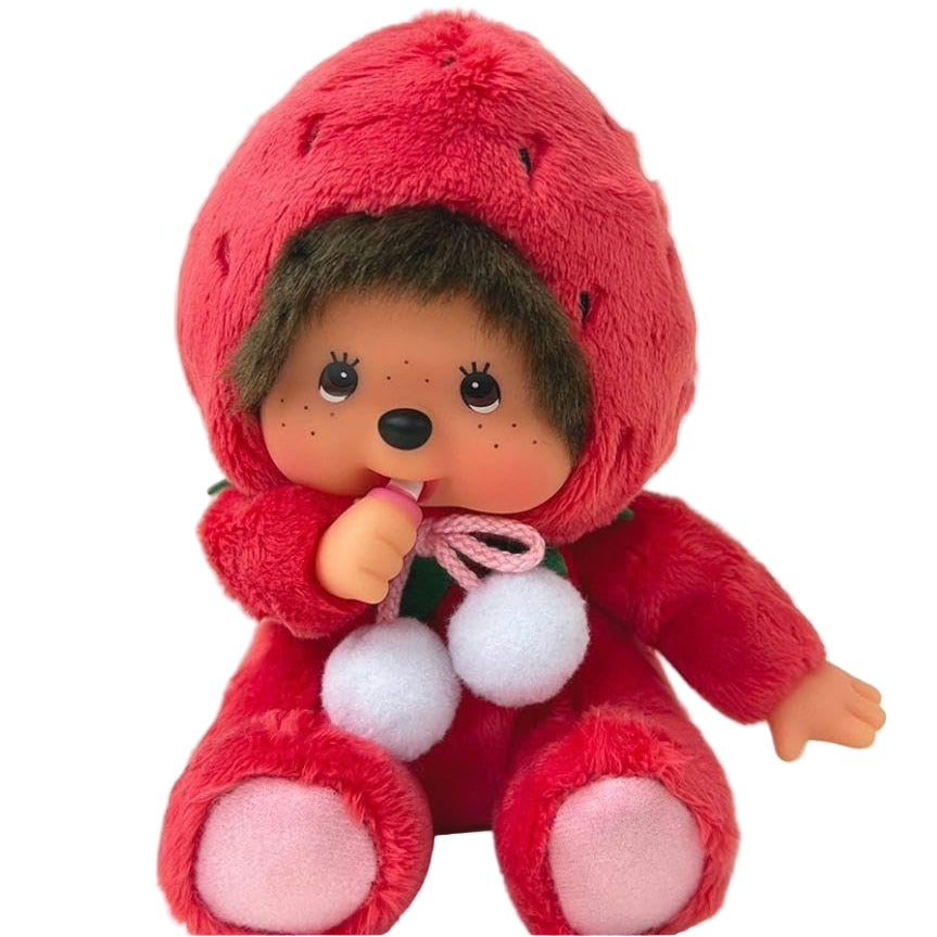 Monchhichi | Monchhichi Regional Limited Plush - Fukuoka Amaou Strawberry