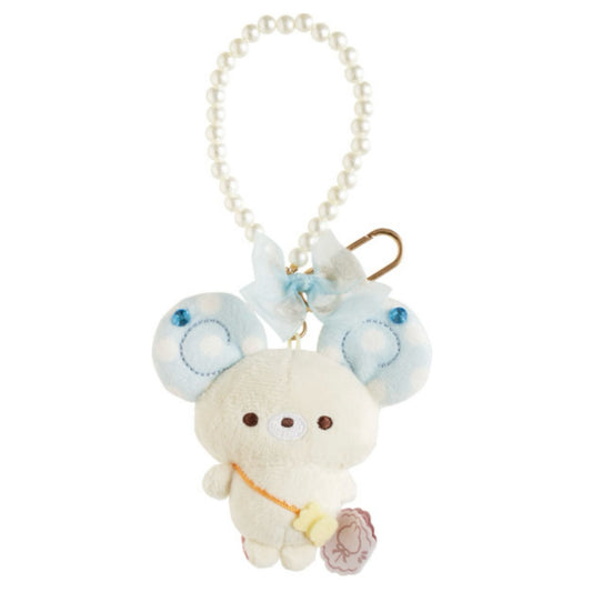 San-X | Sugarcocomuu Pop Pearl Ribbon Hanging Plush Toy - Chu Pop Candy (Pop)