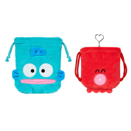 Sanrio | Sanrio Characters With Your Favorite Friend Drawstring Bag (Set of 2) - Hangyodon