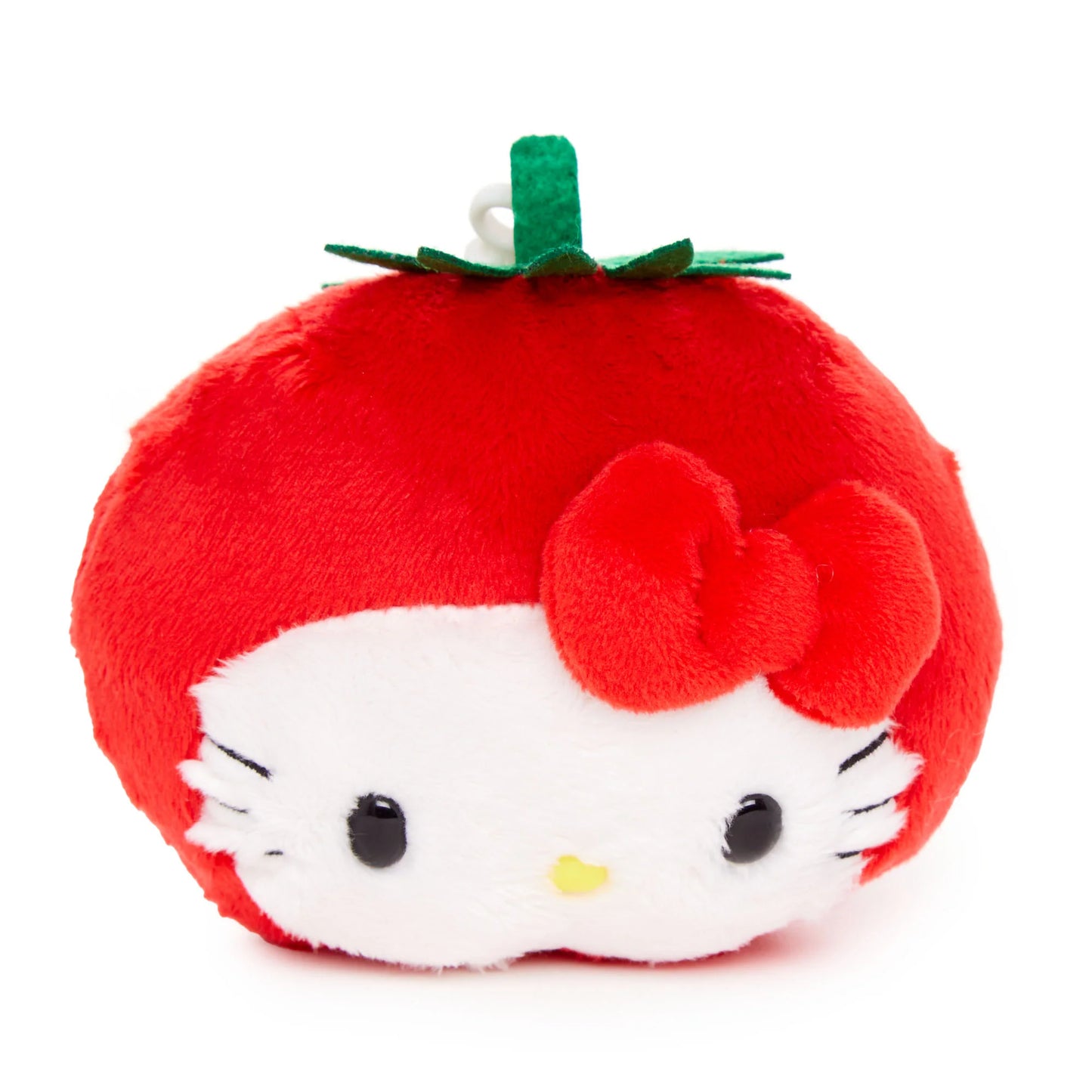 Sanrio US |  Fruit & Veggie Series - Hello Kitty Tomato Plush Mascot Clip