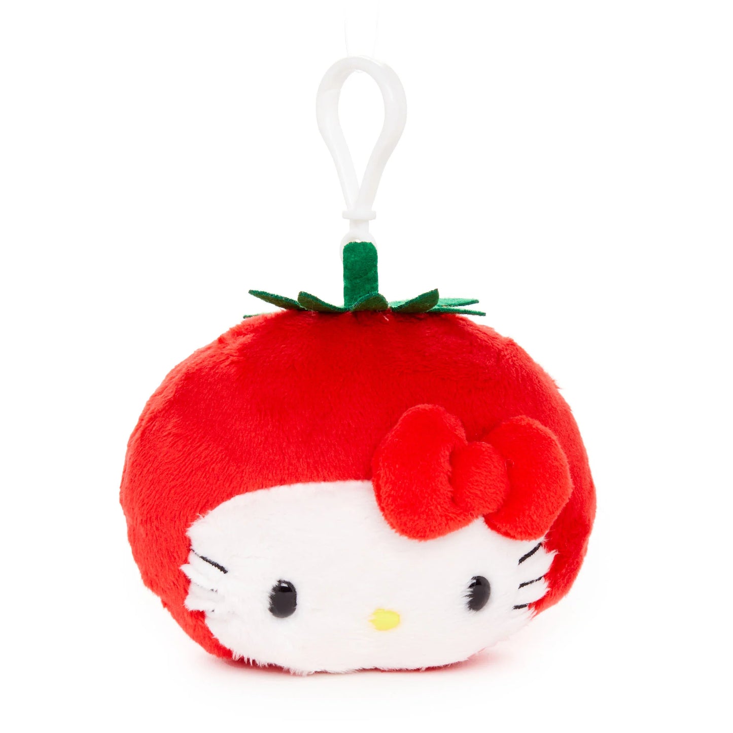 Sanrio US |  Fruit & Veggie Series - Hello Kitty Tomato Plush Mascot Clip
