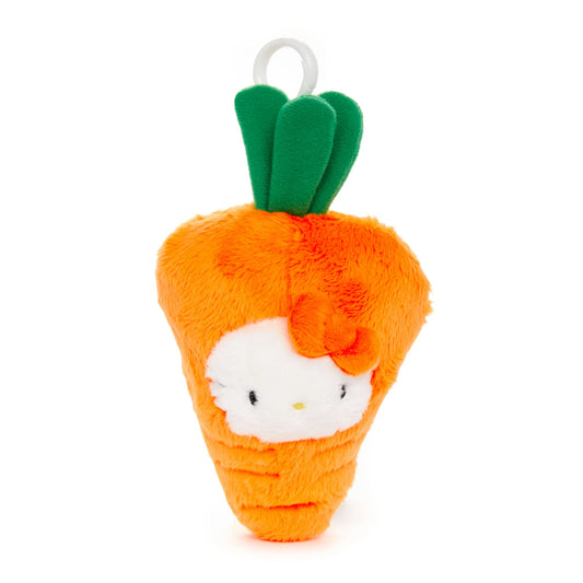 Sanrio US | Fruit & Veggie Series - Hello Kitty Carrot Plush Mascot Clip