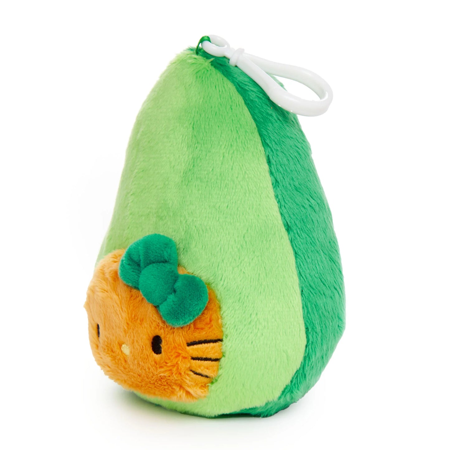 Sanrio US | Fruit & Veggie Series - Hello Kitty Avocado Plush Mascot Clip