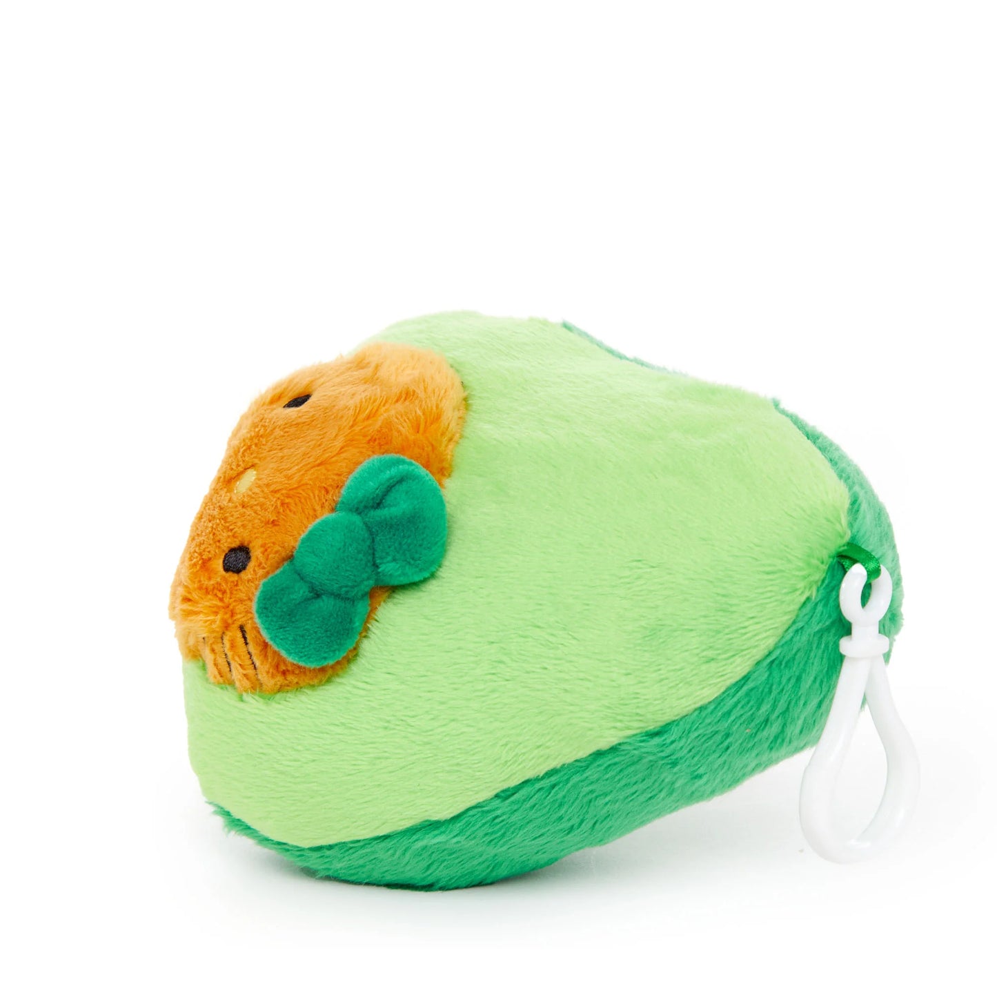 Sanrio US | Fruit & Veggie Series - Hello Kitty Avocado Plush Mascot Clip