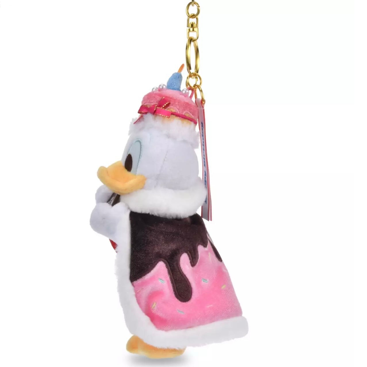 Disney Store JP | Donald Birthday Plush Keychain