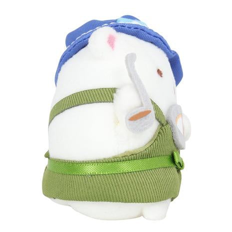 San-X | Sumikko Gurashi Private Camp Hand-held Tenori Plush Toy - Polar Bear