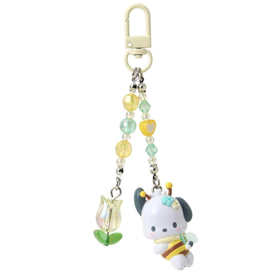 Sanrio | Sanrio Characters Flower-Loving Bee Phone Charm - Pochacco