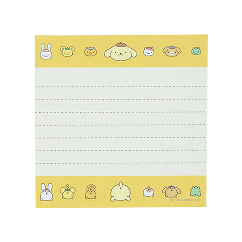 Sanrio | Sanrio Characters Square Memo - Pompompurin (Orange)