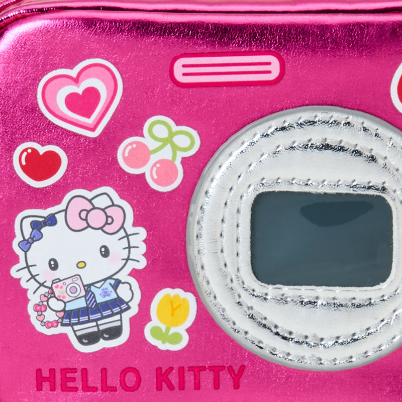 Sanrio | Sanrio Characters Sparkling School Trip Camera Style Pouch - Hello Kitty