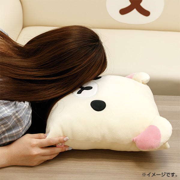San-X | Rilakkuma Together Suyasuya Series Super Mochi Mochi Cushion - Korilakkuma