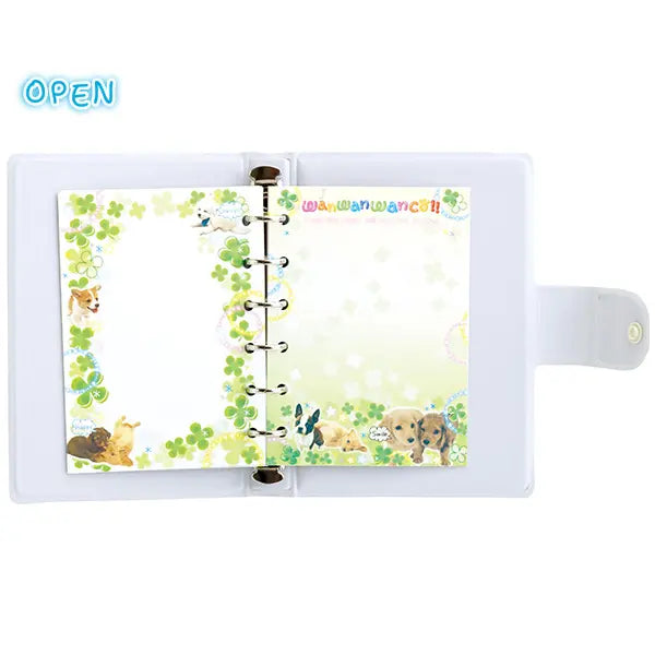 San-X | Heisei Retro Wanwan Wanko Funifuni Sticker Binder - B