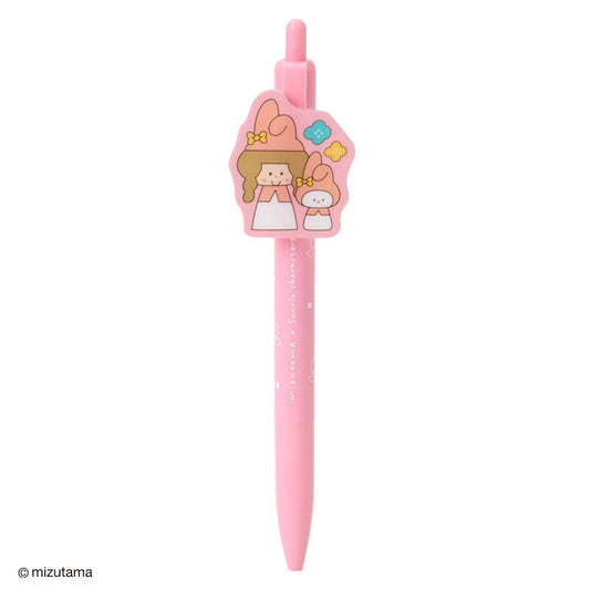 Sanrio | Mizutama x Sanrio Characters Ballpoint Pen With Plate - My Melody