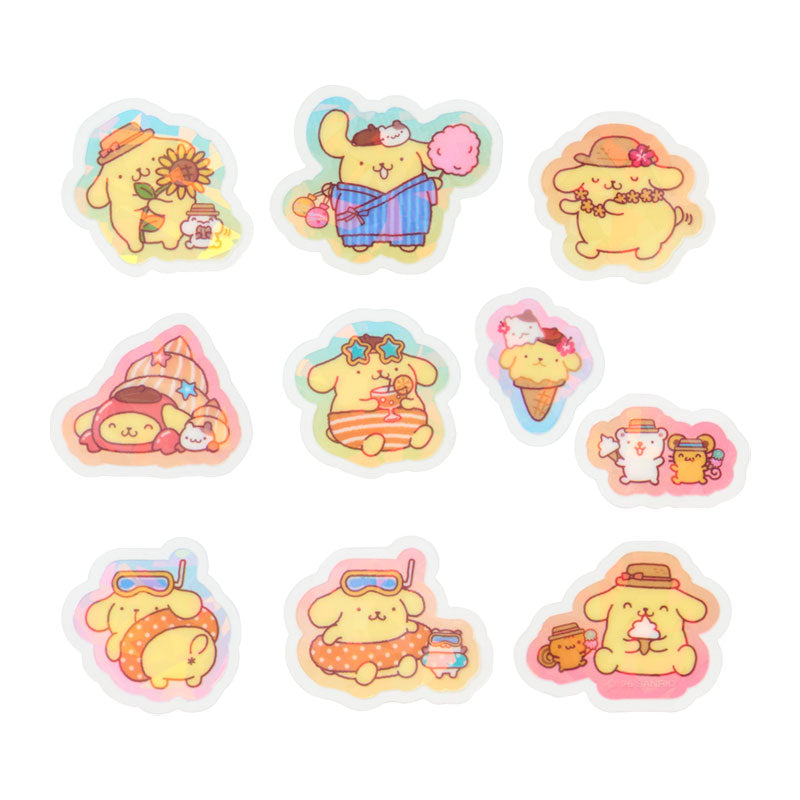 Sanrio | Sanrio Characters Summer Themed Sticker Pack - Pompompurin