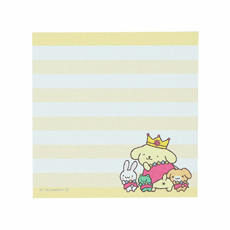 Sanrio | Sanrio Characters Square Memo - Pompompurin (Pink)