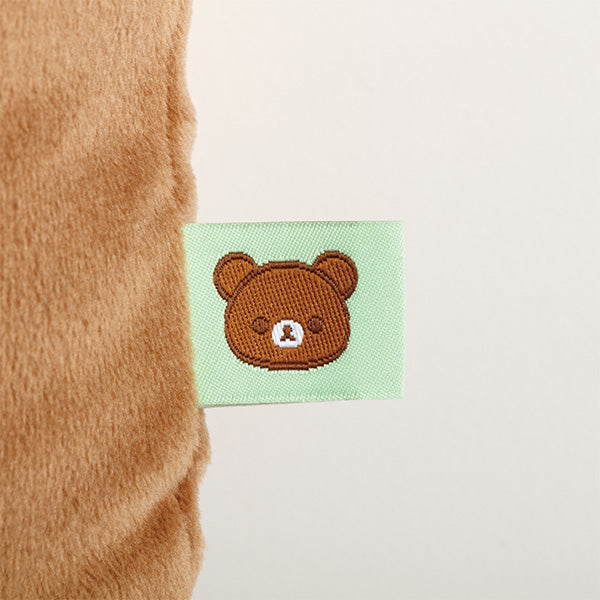 San-X | Rilakkuma Together Suyasuya Series Super Mochi Mochi Cushion - Chairoikoguma