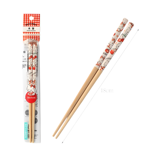 Sanrio | Hello Kitty Wooden Chopsticks 18cm