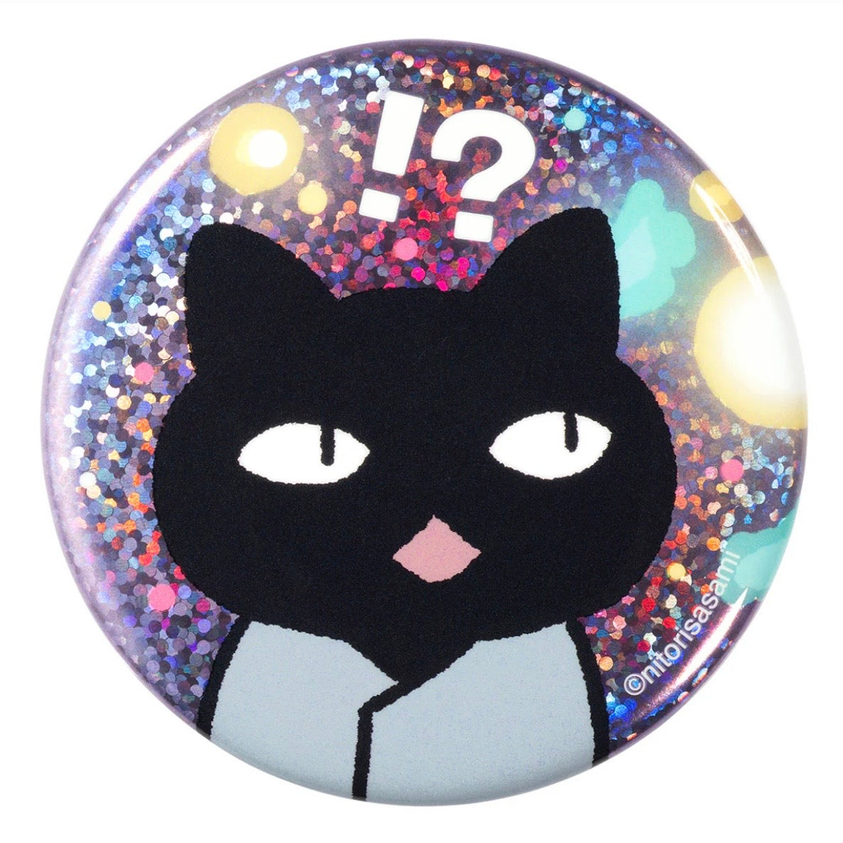 White Tiger and Black Tiger Trading Various Faces Hologram Can Badge Blind Box (10 Designs)