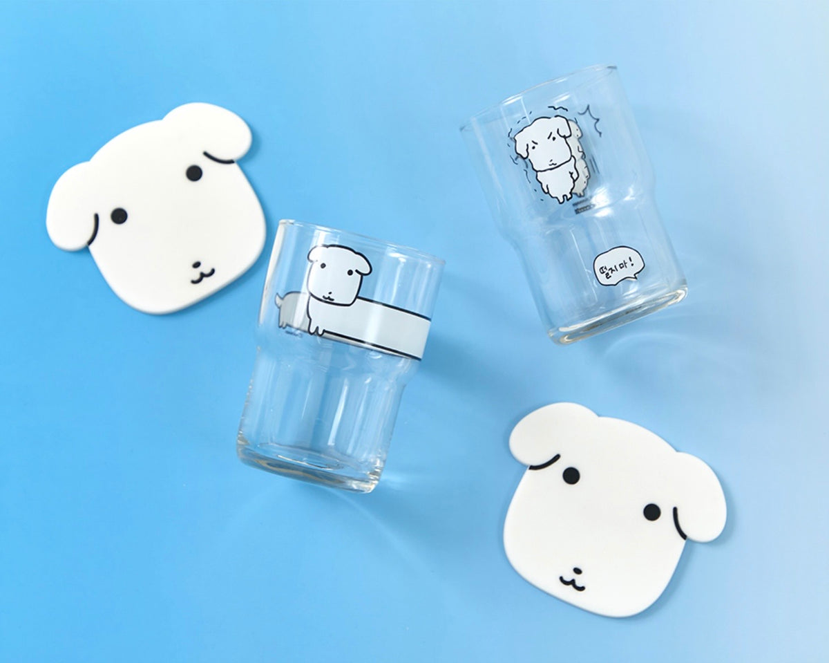Ganadi | Ganadi Glass Cup And Coaster Set