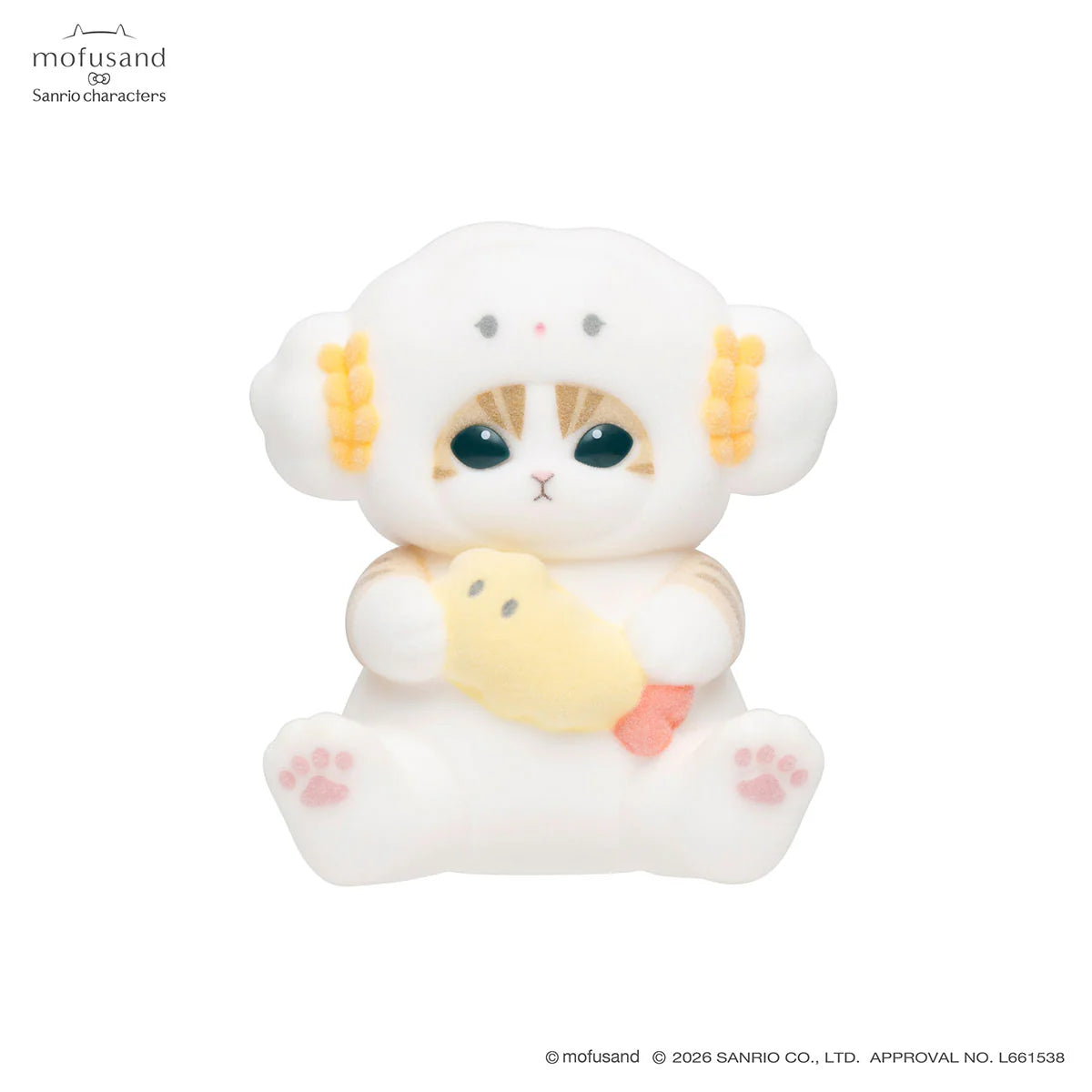 Mofusand | Sanrio Characters x Mofumofu Flocked Figure Trading Collection Vol.2 Blind Box (8 Types)
